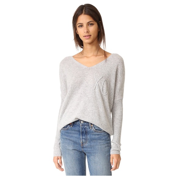 Wildfox Sweaters - WILDFOX XO Embroidery Cashmere Sweater